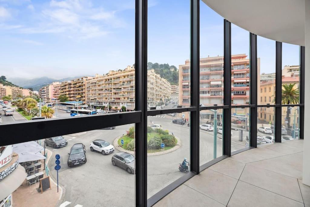 Le Cap Riviera - Centre- Parking Prive - Climatisation Lägenhet Menton Exteriör bild